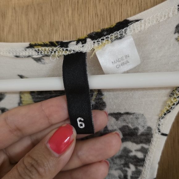2000s H&M floral printed tank top - Picture 4 of 8